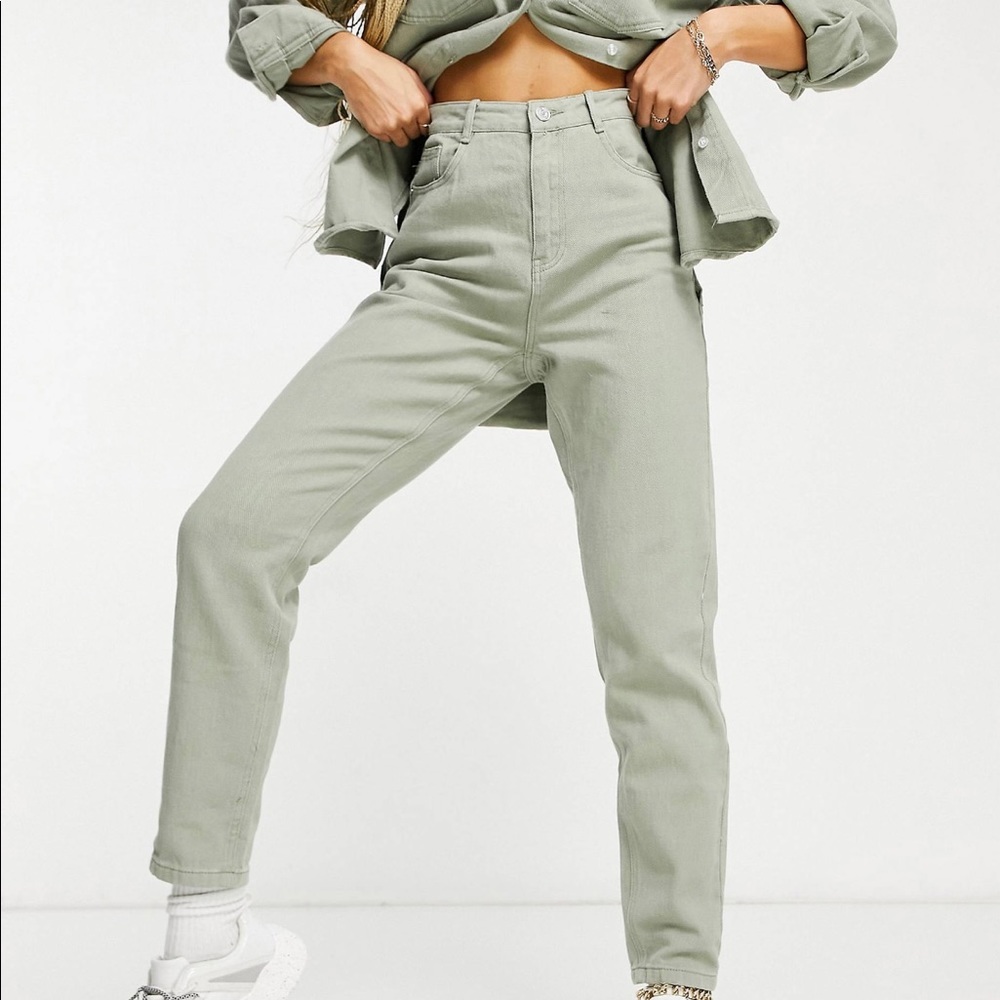 Missguided high rise mom jeans